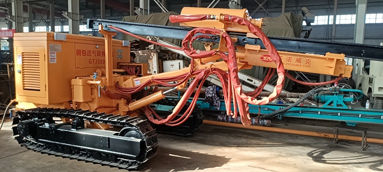 履帶式鋼包透氣磚快換機